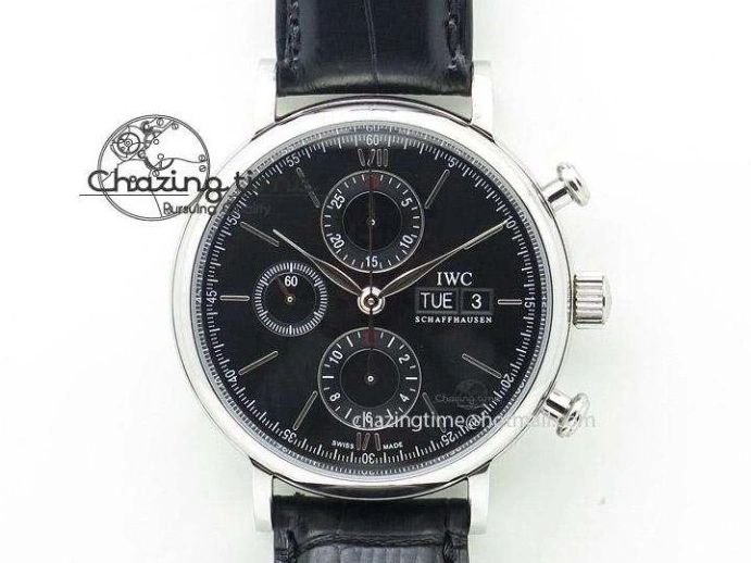 MIROTIME 0811 Reliable Big Pilot “Markus Buhler” IW5003 Turbine V6F Best Edition Blue Dial On Leather Strap A 7324